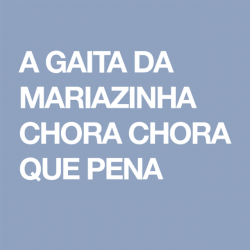 Chora Chora Mariazinha - PDF